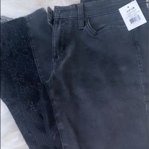 Joe’s Jeans Asymmetrical Lace Skinny
